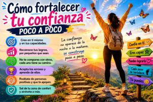 Cómo fortalecer tu confianza poco a poco